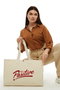 Zoozie Bags Bolsa Tote de Lona Crema